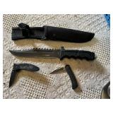 Kershaw Pocket Knives and Survivor Hunting Knife with Sheath
