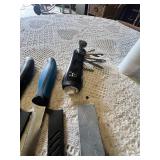 Knife Set with Multi-Tool and Sharpening Stone