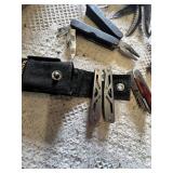 Leatherman Multi-tool and Other Knives