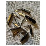 Collection of Vintage and Swiss Army Folding Pocket Knives