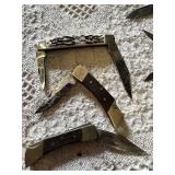 Assorted Pocket Knives including Winchester and Various Brands