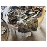 U.S. Marine Corps Uniform Assortment Including Marpat and Woodland Camo with Accessories