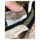 U.S. Marine Corps Uniform Assortment Including Marpat and Woodland Camo with Accessories