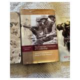 Guidebook for Marines, Six Essential Elements of Leadership by Col Wesley L Fox, Hero of Hacksaw Ridge by Booton Herndon, and Rifleman Dodd by C.S. Forester