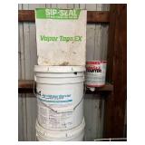 Sip-Seal Vapor Tape EX and Sealskin Air & Water Barrier Pails, Roofing Shingle Starter, and Other Construction Supplies