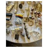 Assorted Hardware including Hickory and Baldwin Components, Hinges, Handles, and Cabinet Knobs