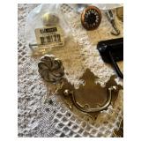 Assorted Hardware including Hickory and Baldwin Components, Hinges, Handles, and Cabinet Knobs