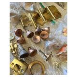 Assorted Hardware including Hickory and Baldwin Components, Hinges, Handles, and Cabinet Knobs