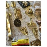 Assorted Hardware including Hickory and Baldwin Components, Hinges, Handles, and Cabinet Knobs