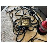 Collection of Automotive Lighting and Wiring Parts including Nilight LED Light, Drive Beam Lights, Wiring Spools, and Accessories