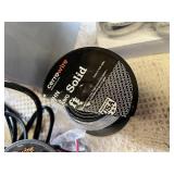 Collection of Automotive Lighting and Wiring Parts including Nilight LED Light, Drive Beam Lights, Wiring Spools, and Accessories