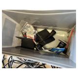 Collection of Automotive Lighting and Wiring Parts including Nilight LED Light, Drive Beam Lights, Wiring Spools, and Accessories
