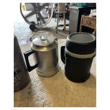 Thermos, Growler, and Flask Collection including TAL Ranger Pro 64oz, Vintage Aladdin, and Metal Pitcher