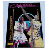 Kevin Garnett Autographed RC Limited Edition Numbered 65/260 - RARE! - 1995 Signature Rookies AutoBilia Promo Card - Minnesota Timberwolves