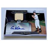 Al Kaline Auto and Bat Relic /50 2011 Topps 60 #T60AR-AK Numbered 41/50 Baseball Card