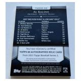 Al Kaline Auto and Bat Relic /50 2011 Topps 60 #T60AR-AK Numbered 41/50 Baseball Card