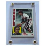 Rod Carew On-Card Auto 1984 Topps #600 Baseball Card