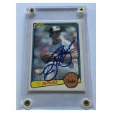 Jim Palmer On-Card Auto 1983 Donruss #77 Baseball Card