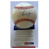 Chipper Jones Autographed w/ PSA DNA COA Rawlings ONLB Coleman Baseball - Atlanta Braves