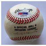 Chipper Jones Autographed w/ PSA DNA COA Rawlings ONLB Coleman Baseball - Atlanta Braves