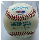 Joe DiMaggio Autographed w/ PSA DNA COA Rawlings OALB Budig Baseball - New York Yankees