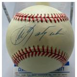 Carl Yastrzemski Autographed w/ PSA COA Rawlings OALB Budig Baseball