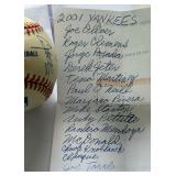 2001 New York Yankees Team 14 Autographs Baseball w/ Full PSA DNA Letter of Authenticity - DEREK JETER, MARIANO RIVERA, ROGER CLEMENS, ANDY PETTITE, JOE TORRE, JORGE POSASA, and More!