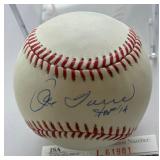 Joe Torre Autographed and Inscribed "HOF 