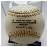 Byron Buxton Autographed w/ PSA DNA COA Rawlings Gold Glove Award Baseball