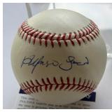 Alfonso Soriano Autographed w/ PSA DNA COA Rawlings OMLB Selig Baseball