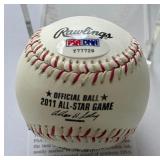 Michael Cuddyer Autographed w/ PSA DNA COA Rawlinfs Offial 2011 All-Star Game Baseball