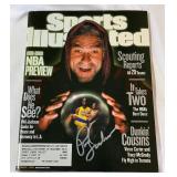 Phil Jackson Autographed w/ LA Lakers LOA Sports Illustrated Basketball Magazine