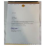 Phil Jackson Autographed w/ LA Lakers LOA Sports Illustrated Basketball Magazine