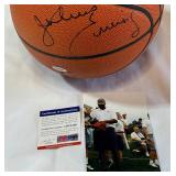 Julius Erving Autographed w/ PSA DNA COA Spalding NBA Official Full-Sized Basketball