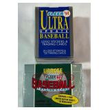 1991 and 1992 Fleer Update Baseball Card Sets - New/Sealed
