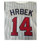 Kent Hrbek Autographed w/ PSA DNA COA Minnesota Twins Russell MLB Authentic Baseball Hersey Size 48