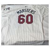 Marsters #60 Authentic Game-Used Minnesota Twins Baseball Jersey 2002 Season