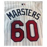 Marsters #60 Authentic Game-Used Minnesota Twins Baseball Jersey 2002 Season