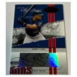 Shannon Stewart Auto /100 2004 Donruss Playoff Prime Signatures #PS-7 Numbered 099/100 Minnesota Twins Baseball Card