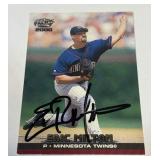 Eric Milton On-Card Auto 2000 Pacific #251 Minnesota Twins Baseball Card
