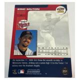 Eric Milton On-Card Auto 2000 Pacific #251 Minnesota Twins Baseball Card