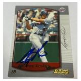 Corey Koskie On-Card Auto 2000 Bowman #131 Minnesota Twins Baseball Card
