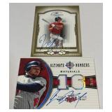 (2) Jason Kubel Auto Cards Including /35 w/ Relic and RC /1999 - Minnesota Twins Baseball