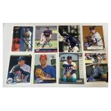 (8) Minnesota Twins On-Card Autos - Cordova, Rivas, Lawton, Hocking, Anderson, Mays, Tewksbury, Buchanan