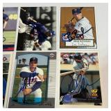 (8) Minnesota Twins On-Card Autos - Cordova, Rivas, Lawton, Hocking, Anderson, Mays, Tewksbury, Buchanan
