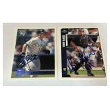 Greg Colbrun and Henry Blanco On-Card Auto Baseball Cards