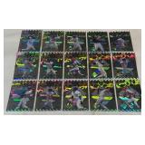1998 Topps Lords of the Diamond Complete 15 Card Die Cut Baseball Set - Ken Griffey Jr., Chipper, A-Rod, Bonds, Sosa, McGwire, Maddux, and More!