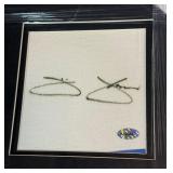 Jimmy Johnson Autographed w/ COA Custom Framed Memorabilia NASCAR Racing Piece
