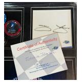 Jimmy Johnson Autographed w/ COA Custom Framed Memorabilia NASCAR Racing Piece