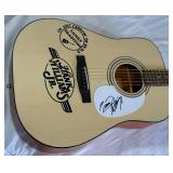 Hank Williams Jr. Autographed Custom Guitar - For Display Only